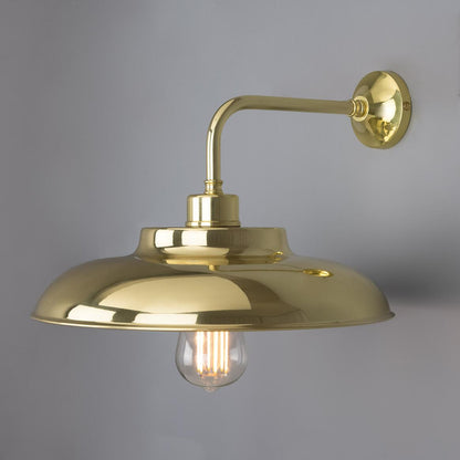 Telal Industrial Brass Factory Wall Light