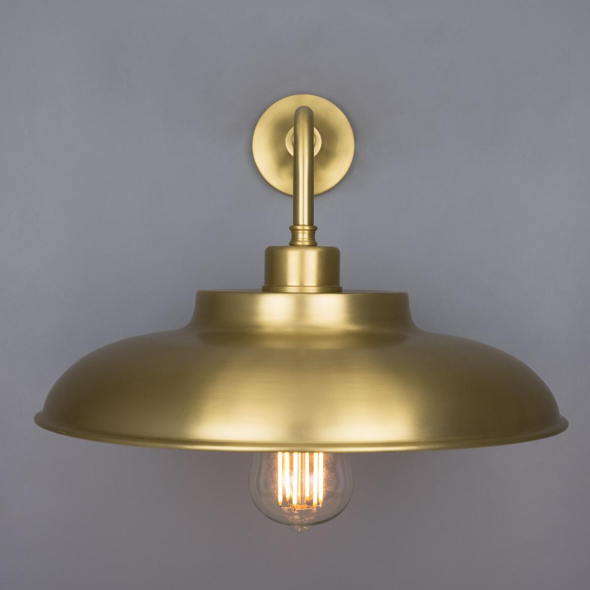 Telal Industrial Brass Factory Wall Light