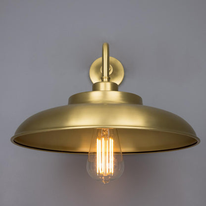 Telal Industrial Brass Factory Wall Light