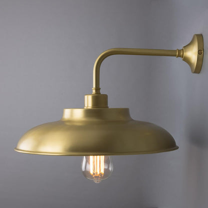 Telal Industrial Brass Factory Wall Light