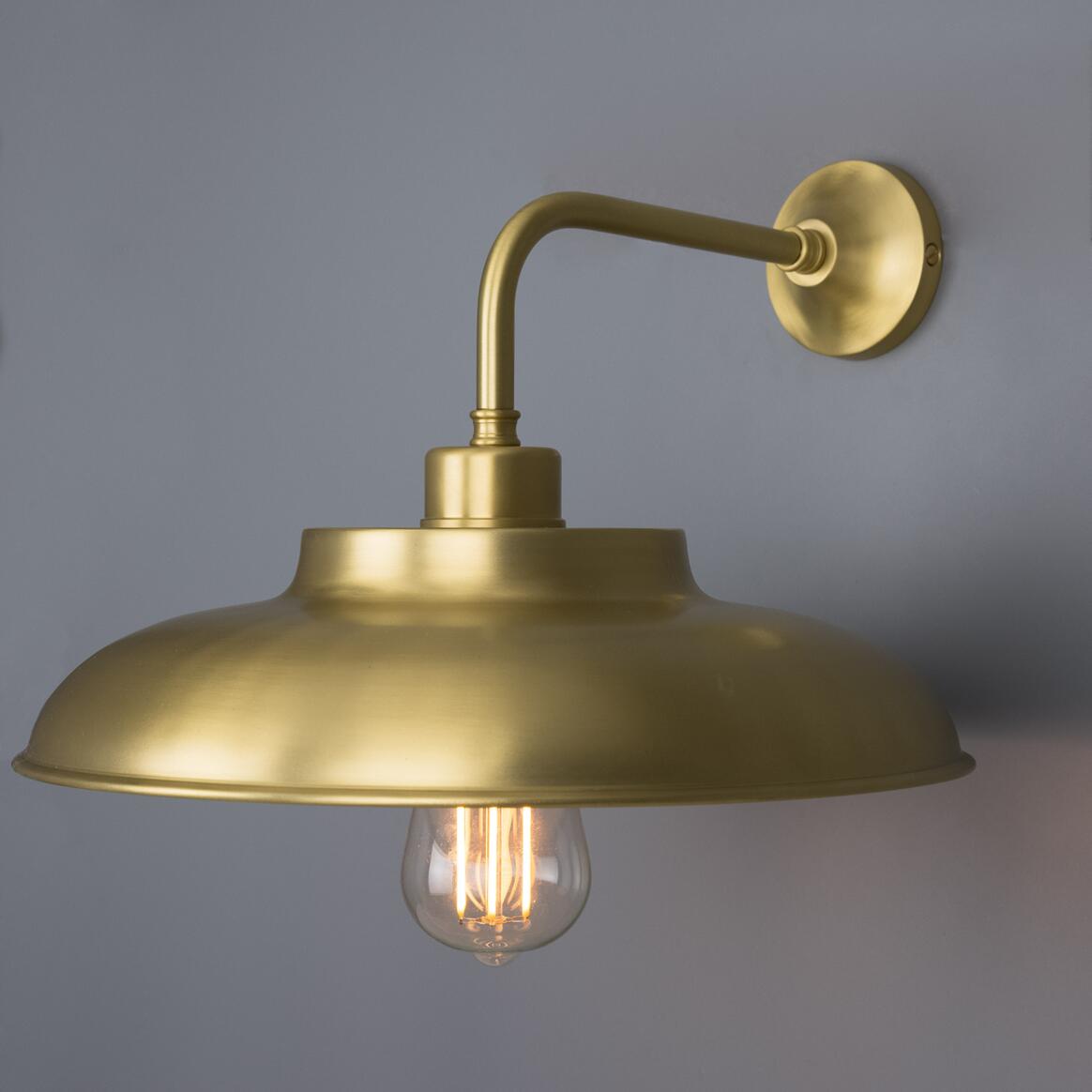 Telal Industrial Brass Factory Wall Light