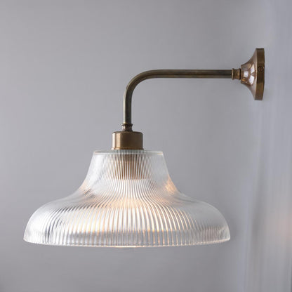 Mono Vintage Railway Glass Wall Light