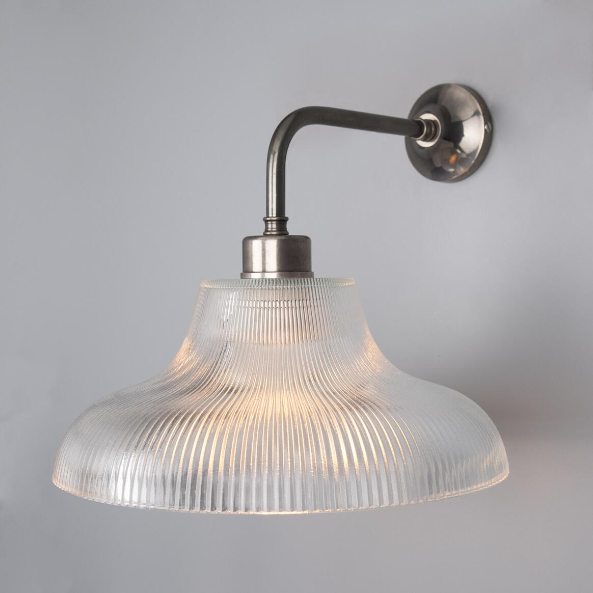 Mono Vintage Railway Glass Wall Light