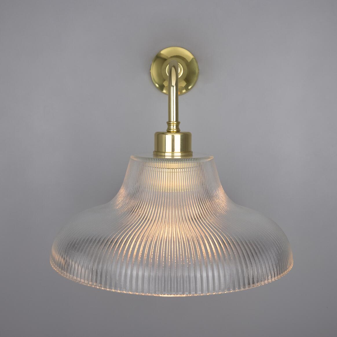 Mono Vintage Railway Glass Wall Light