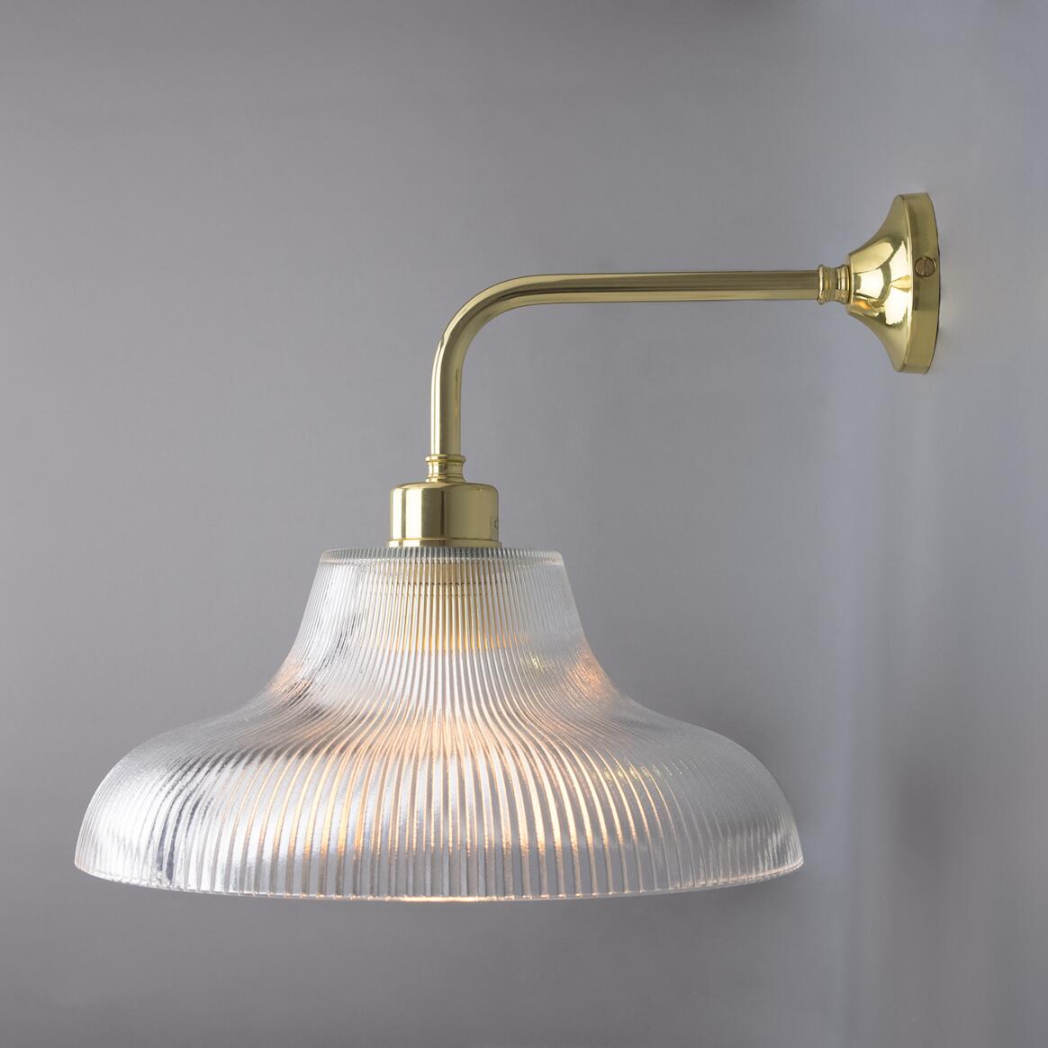 Mono Vintage Railway Glass Wall Light