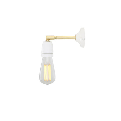Cabra Swivel Wall Light with Ceramic Lamp Holder