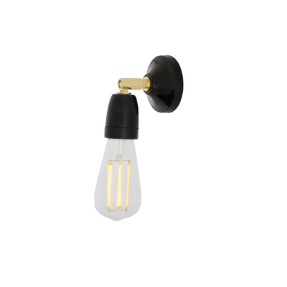 Caltra Small Swivel Wall Light with Ceramic Lamp Holder