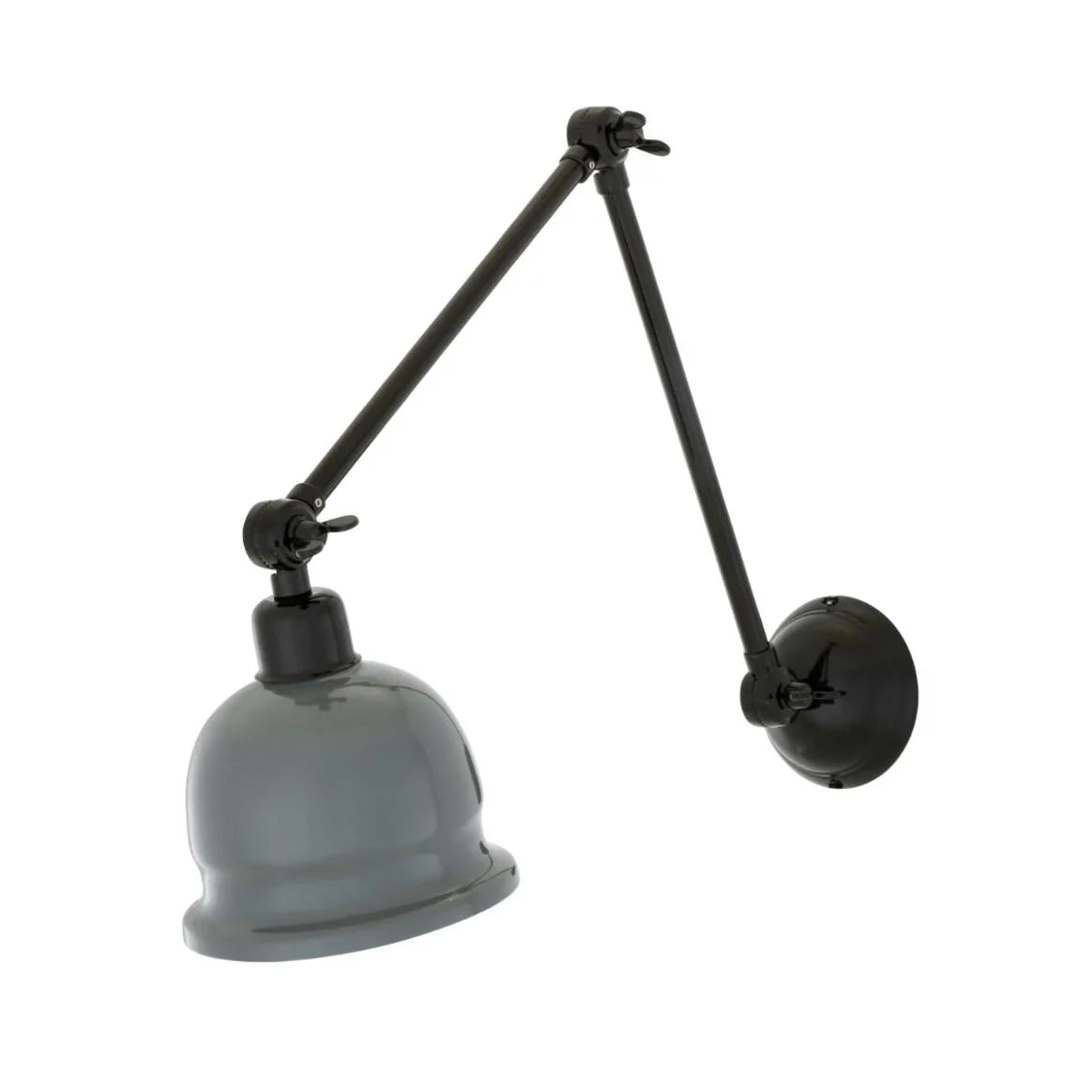 Nico Vintage Adjustable Arm Picture Light with Brass Shade