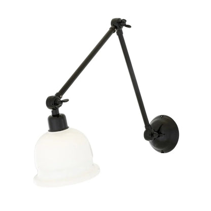 Nico Vintage Adjustable Arm Picture Light with Brass Shade