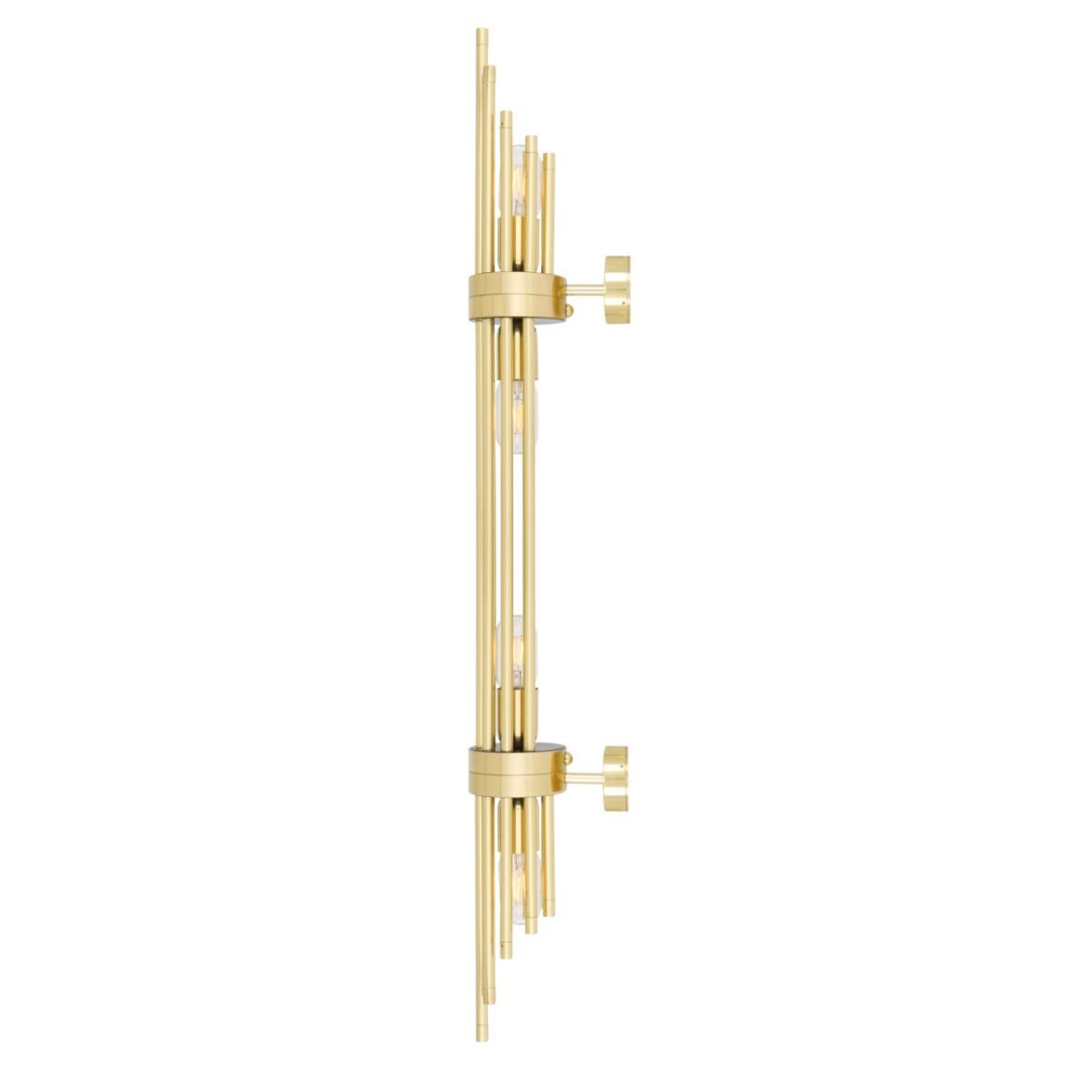 Victoria Modern Brass Sleeve Wall Light