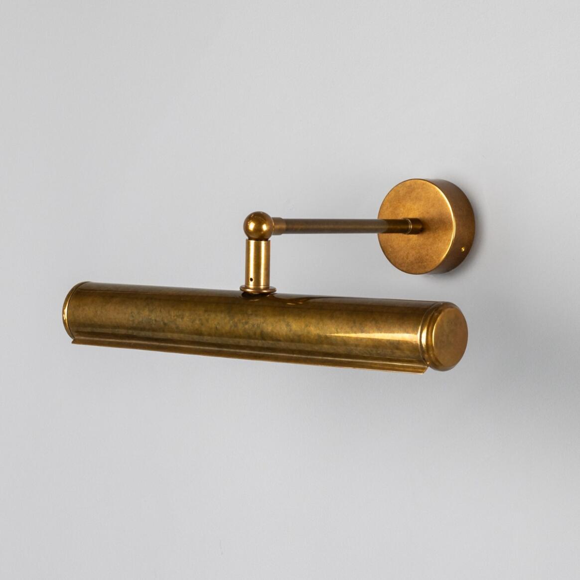 Galle Fixed-Arm Solid Brass Picture Light 35.5cm IP65