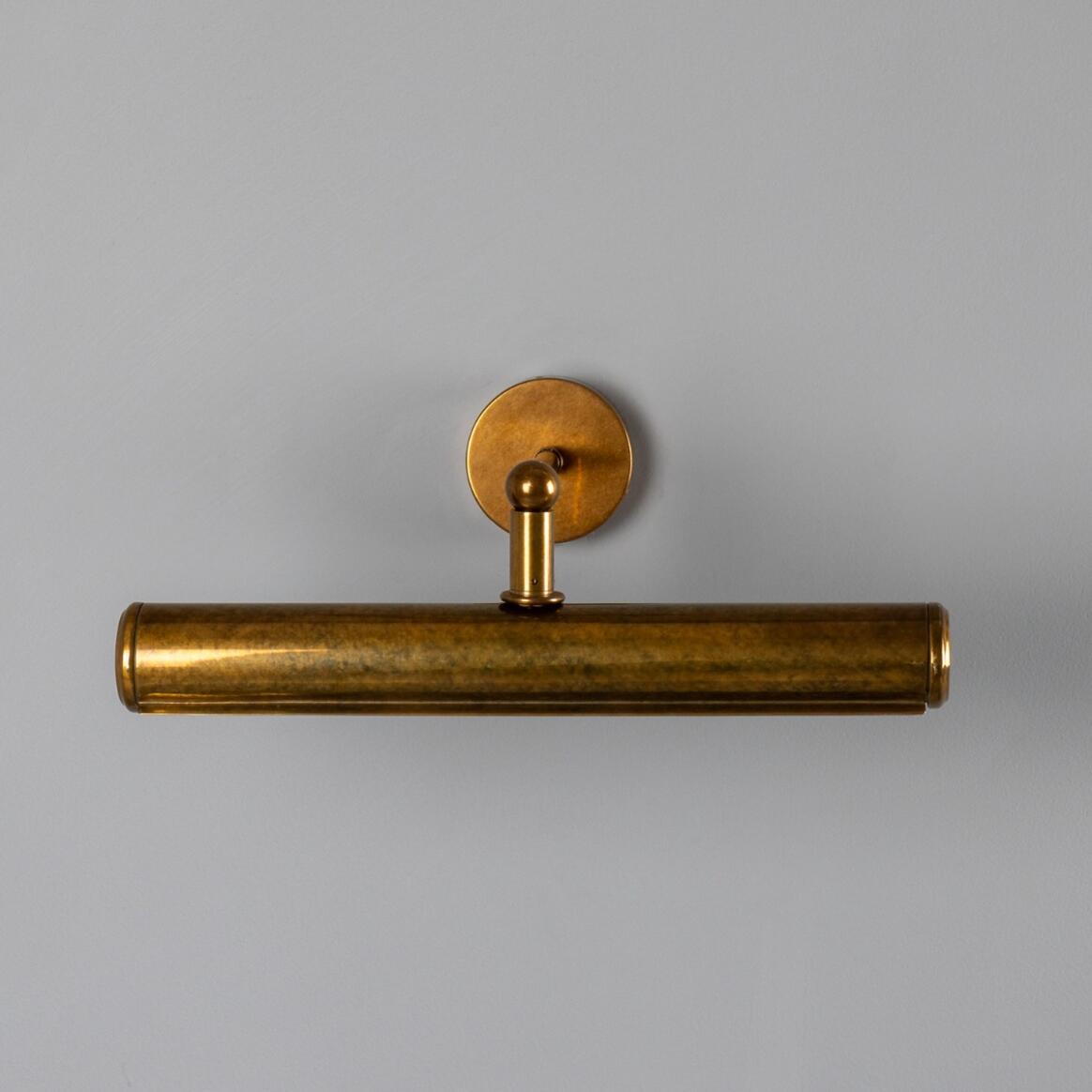Galle Fixed-Arm Solid Brass Picture Light 35.5cm IP65