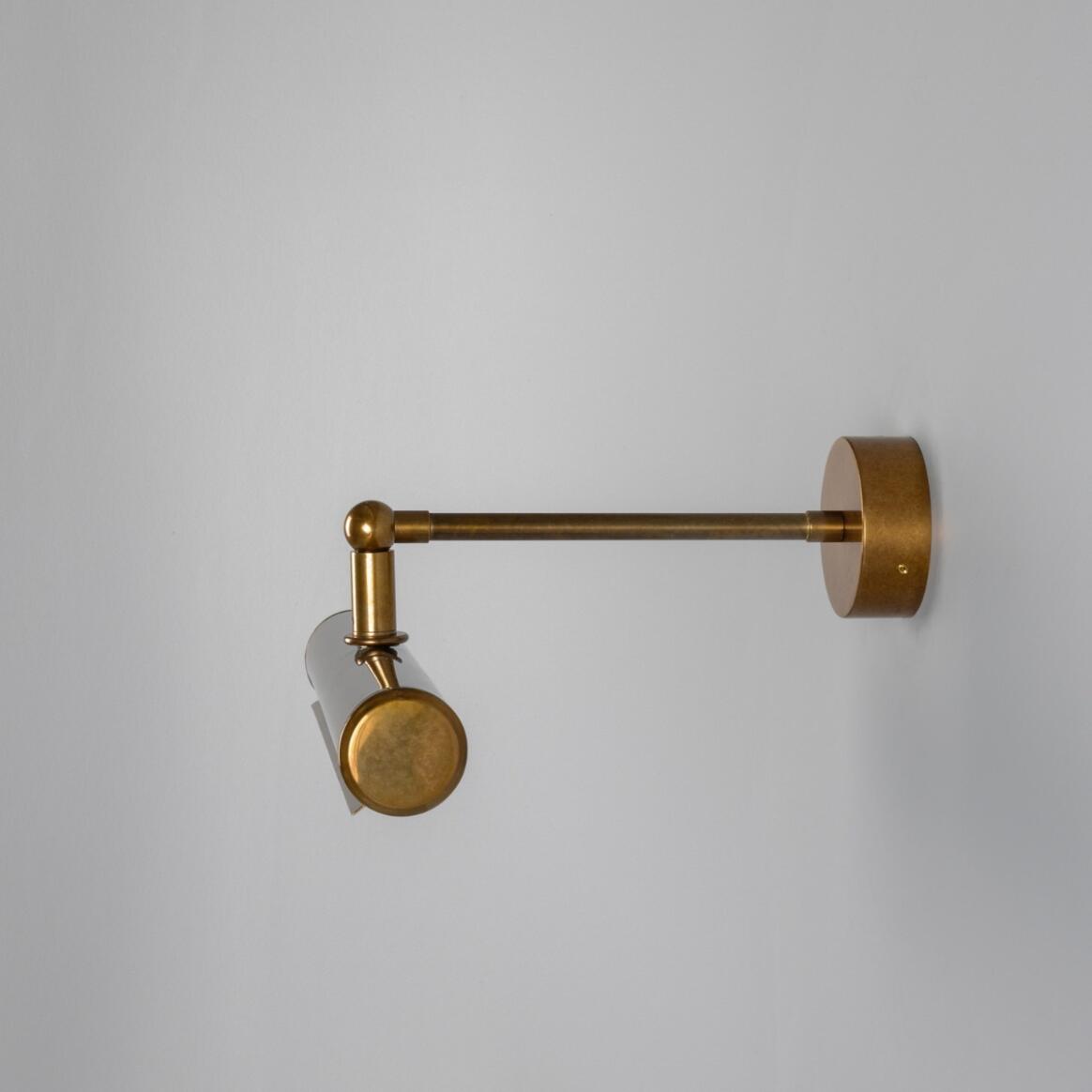 Galle Fixed-Arm Solid Brass Picture Light 35.5cm IP65
