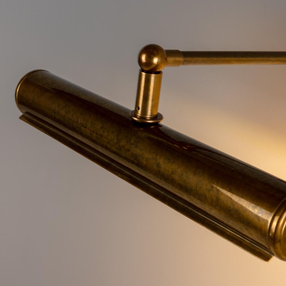 Galle Fixed-Arm Solid Brass Picture Light 35.5cm IP65