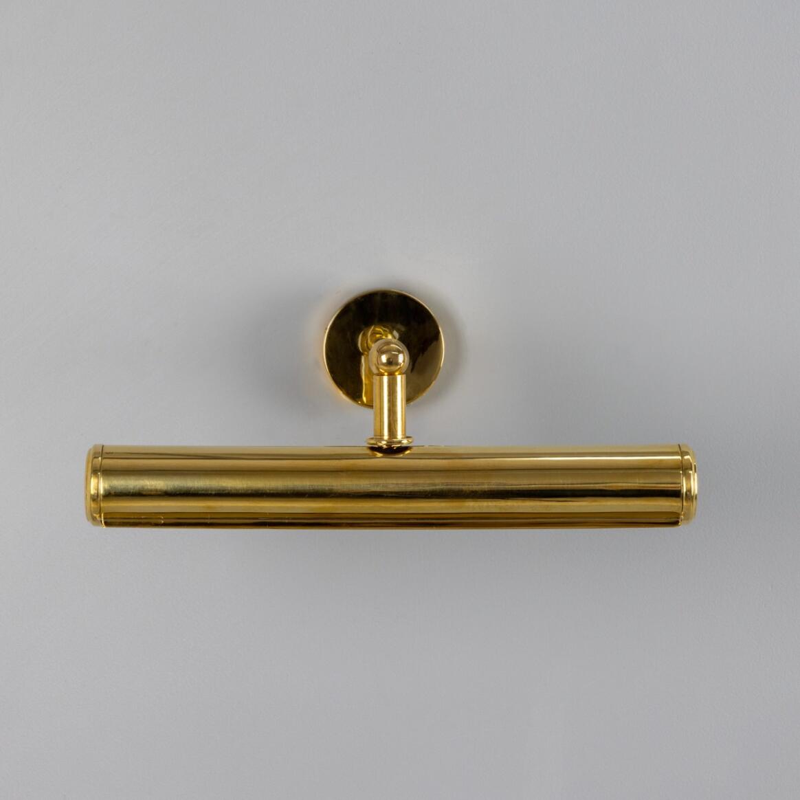 Galle Fixed-Arm Solid Brass Picture Light 35.5cm IP65