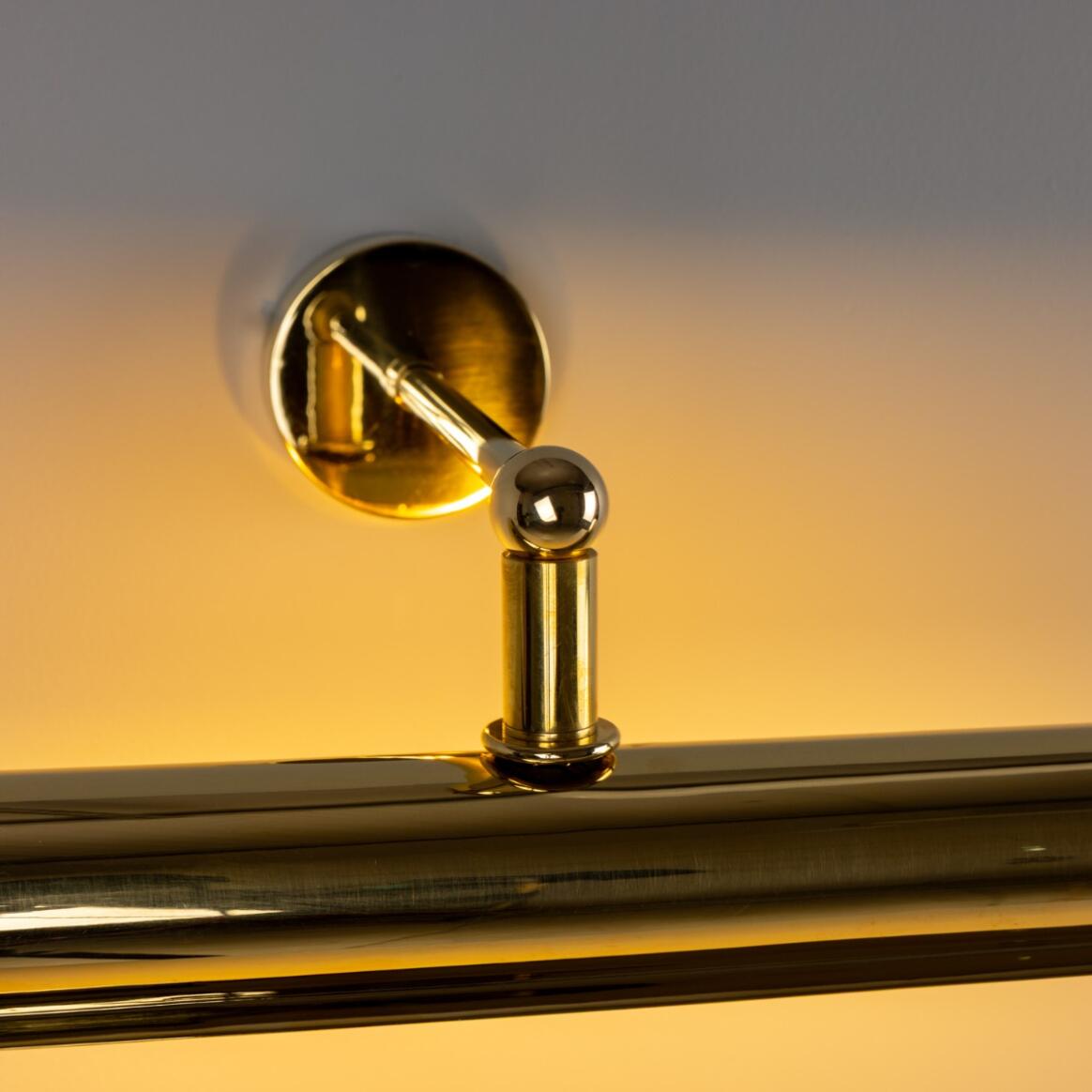 Galle Fixed-Arm Solid Brass Picture Light 35.5cm IP65