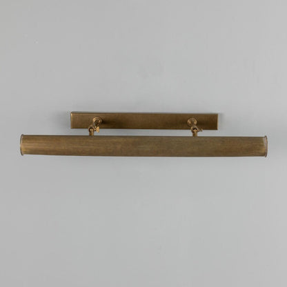 Cambridge Adjustable Reeded Brass Picture Light IP20