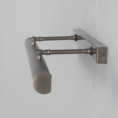 Cambridge Adjustable Reeded Brass Picture Light IP20