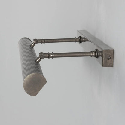 Cambridge Adjustable Reeded Brass Picture Light IP20