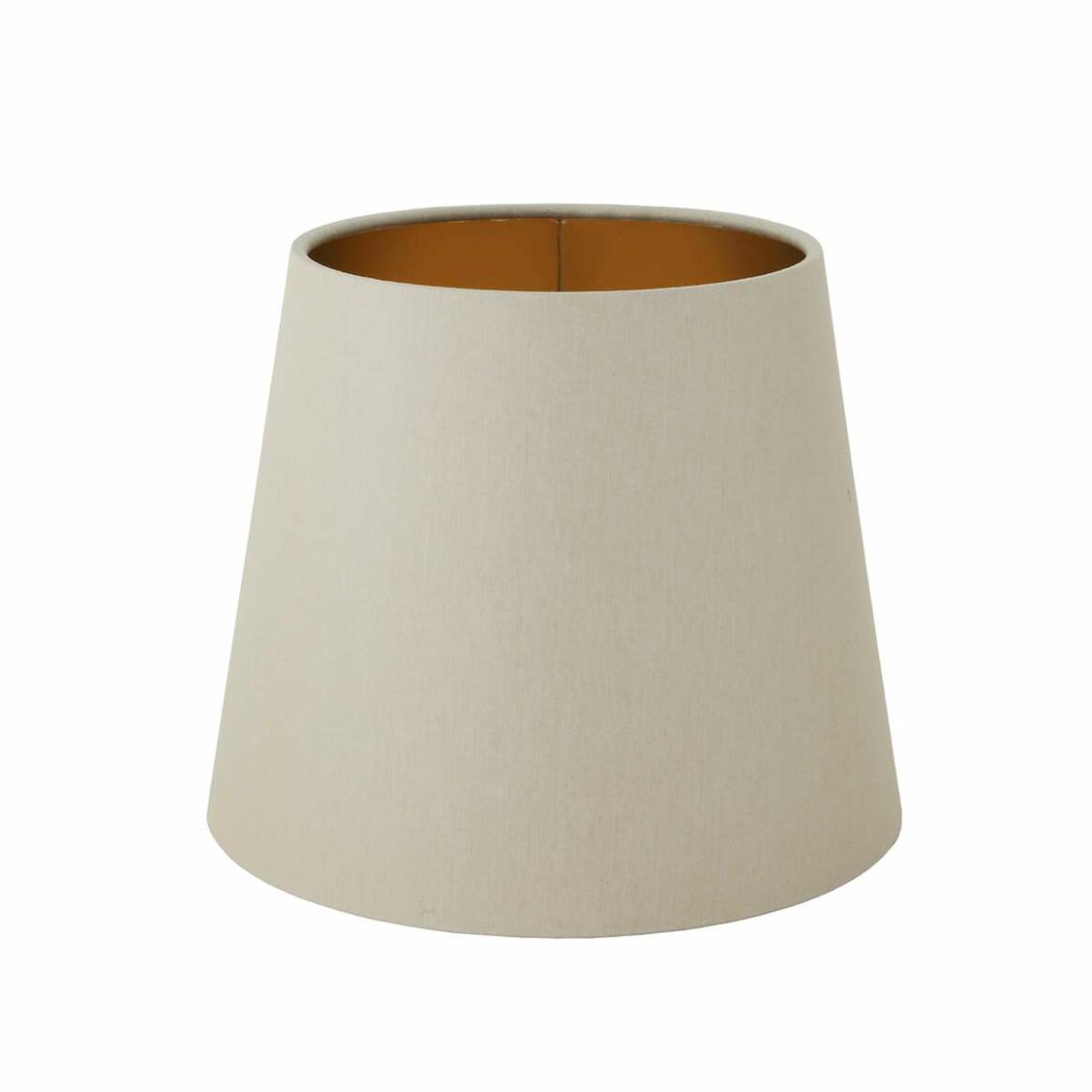 Kangos Polished Brass and Black Pillar Wall Light with Fabric Shade